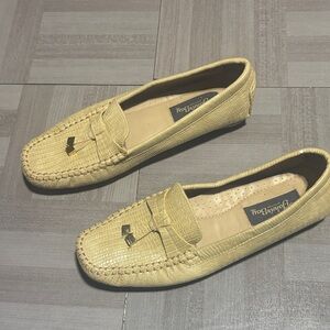 St. John's Bay Gold Textured Loafers